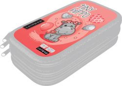 LIZZY CARD LOLLIPOP Thiny Hippo несесер с 3 ципа