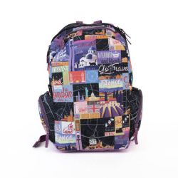 GO TRAVEL BLACK MAP ученическа раница