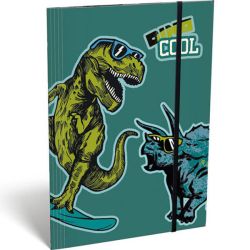 DINO COOL папка с ластик