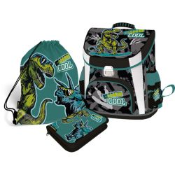 DINO COOL комплект 3 в 1 - раница, несесер, спортна торба