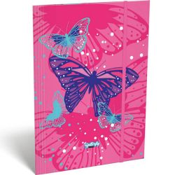 PINK BUTTERFLY папка с ластик