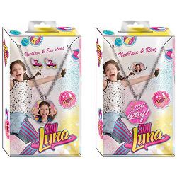 SOY LUNA медальон с обици