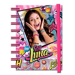 SOY LUNA бележник с ластик