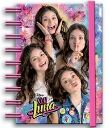 SOY LUNA бележник с ластик