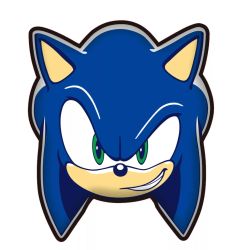 SONIC Smirk декоративна възглавница