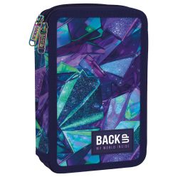 BACKUP 7 DW 35 Purple Crystals несесер с 2 ципа, ПЪЛЕН