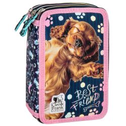 CLEO and FRANK 44 несесер с 3 ципа, ПЪЛЕН