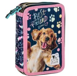 CLEO and FRANK 44 несесер с 2 ципа, ПЪЛЕН