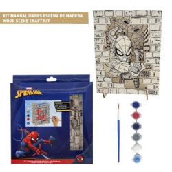 SPIDERMAN дървени фигури за оцветяване
