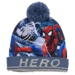 SPIDERMAN HERO шапка с помпон