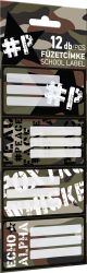 Ученически етикети Lizzy Card - Peace Alpha, 12 броя