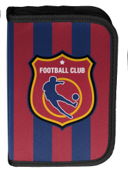 FOOTBALL CLUB STRIPES несесер с 1 цип, ПЪЛЕН