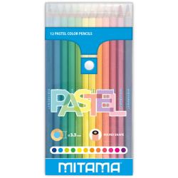 MITAMA Pastel цветни моливи 12 цв.