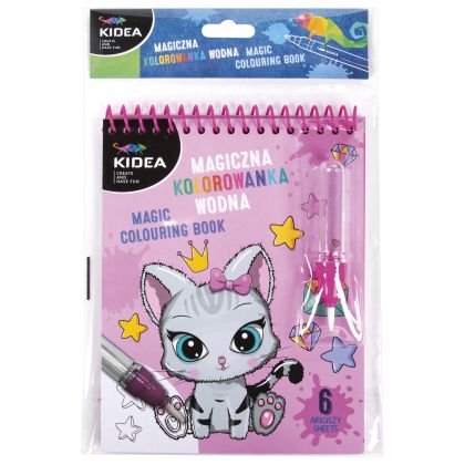 KIDEA Cats книжка за оцветяване с вода