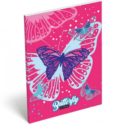 PINK BUTTERFLY тефтерче А7