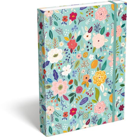 LIZZY CARD CORNELL Flower кутия с ластик А4