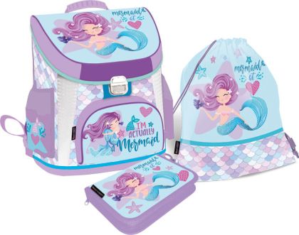 LIZZY CARD MERMAID Sweet комплект 3 в 1 - раница, несесер, спортна торба