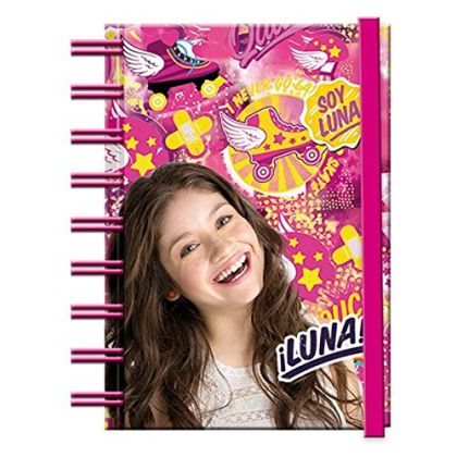 SOY LUNA бележник с ластик