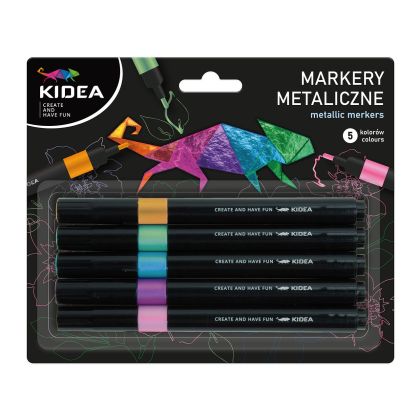 KIDEA металически маркери 5 бр.