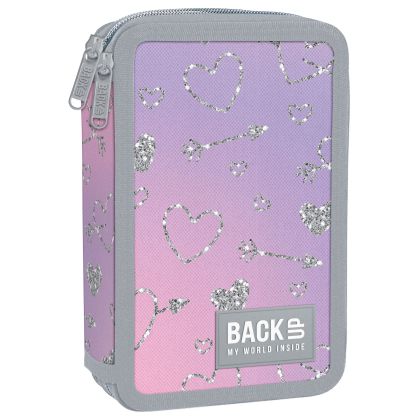 BACKUP 7 DW 32 In Love несесер с 2 ципа, ПЪЛЕН
