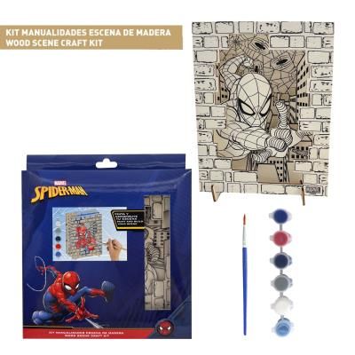 SPIDERMAN дървени фигури за оцветяване