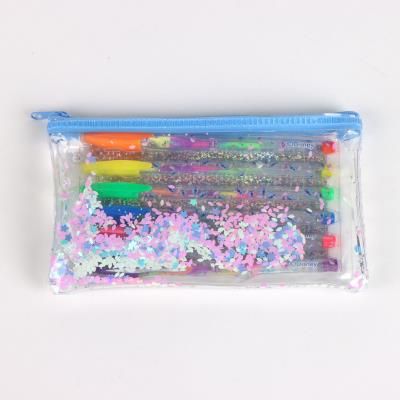 STITCH комплект цветни гел химикалки