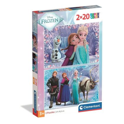 FROZEN пъзел 2х20  ел.