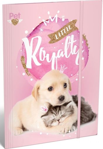 LIZZY CARD LITTLE FRIENDS папка с ластик