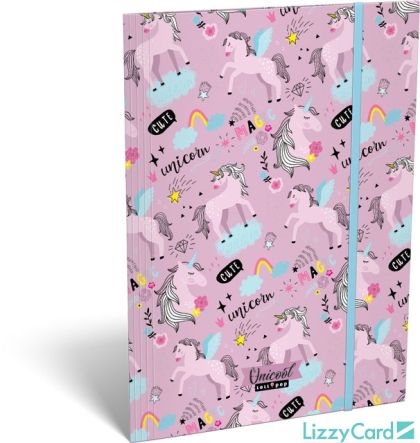 Папка с ластик Lizzy Card A4 - Uni Cool Magic, Lollipop