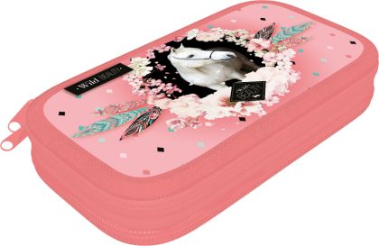 Несесер Lizzy Card - Wild Beauty Rose, с 2 ципа