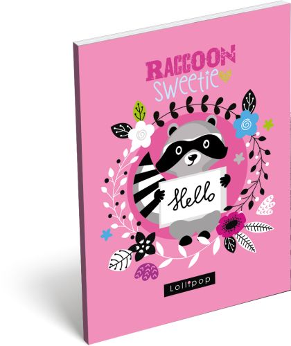Тефтерче А7 Lizzy Card - Lollipop Raccoon Sweetie