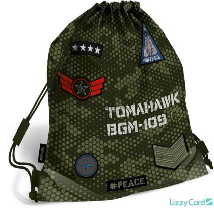 LIZZY CARD Peace Pixel спортна торба