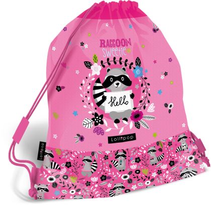 LIZZY CARD Lollipop Racoon Swetie спортна торба