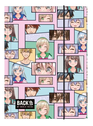 BACKUP 5 A 15 Manga папка с ластик
