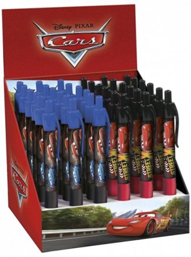 Автоматична химикалка Derform - Cars, синя