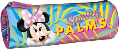 Цилиндричен ученически несесер Derform Minnie Mouse - с 1 цип