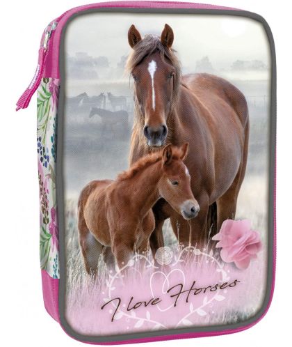 HORSES 18 несесер с 1 цип, две нива