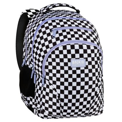 BACKUP 8 W 94F CHECKERBOARD PURPLE ученическа раница