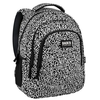 BACKUP 8 X 12 BLACK URBAN STYLE ученическа раница