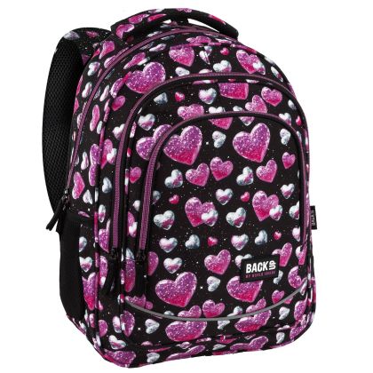 BACKUP 8 X 32 GLITTER HEARTS ученическа раница