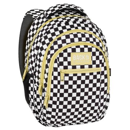 BACKUP 8 O 94Z CHECKERBOARD YELLOW ученическа раница