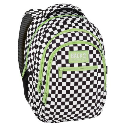 BACKUP 8 O 94P CHECKERBOARD GREEN ученическа раница