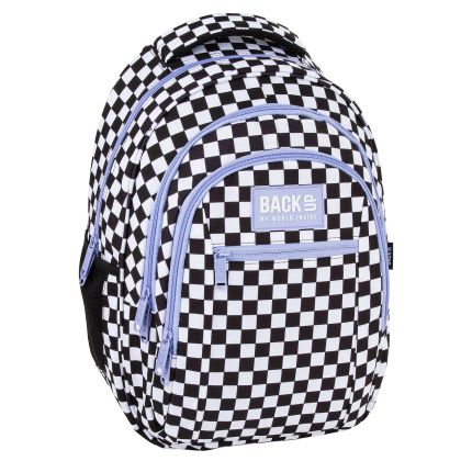 BACKUP 8 O 94O CHECKERBOARD PURPLE ученическа раница