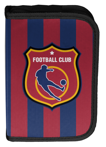 FOOTBALL CLUB STRIPES несесер с 1 цип