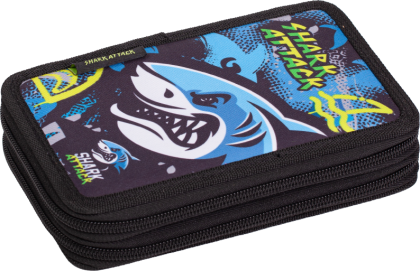 LIZZY CARD Shark ATTACK несесер с 2 ципа