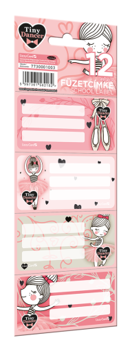 LIZZY CARD LOVELY BALLERINA етикети