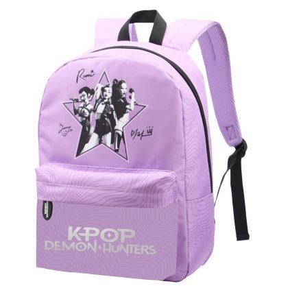 K-Pop Demon Hunters Lilac ученическа раница с 1 отделение