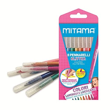MITAMA GLITTER блестящи флумастери 8 цв.