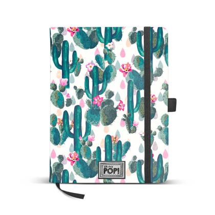 OMP! Бележник с ластик Cactus