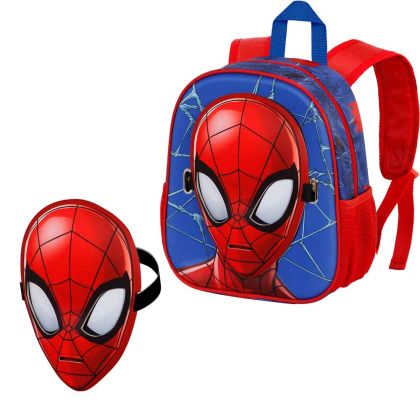 SPIDERMAN Mask Backpack Badoom малка раница с маска